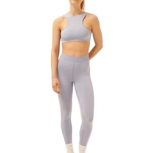 Vêtements de sport tendance couleur unie avec logo personnalisé, haut de yoga sexy, tenue de sport pour femme, ensemble de yoga - Product Image 1