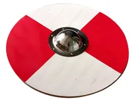 Bouclier de capitaine au look unique prix de gros bouclier métallique au look neuf enfants jouent à bas quantité minimale de commande