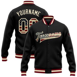 Chaqueta con cremallera Varsity Letterman bombardero dorado azul marino personalizado informal de invierno al por mayor directo de la industria - Product Image 5