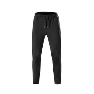 Pantalon en toile de lin léger pour hommes coupe décontractée respirant Texture douce vêtements d'été pantalons de vacances pantalons de survêtement décontractés - Product Image 3