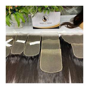 Perruques de cheveux humains Lace Front, Straight 360 Frontal Full Lace Perruques de cheveux humains pour les femmes noires Cheveux bruts - Product Image 1