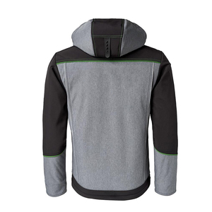 Fully Breathable and Quick Dry Hooded <b>Canvas</b> Winter Men Softshell Jacket-Lightweight Design - Product Image 2