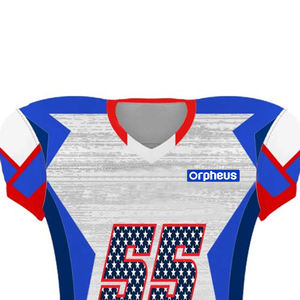 Uniforme de football américain entièrement imprimé en polyester nouveau design/uniforme de football américain au prix de gros - Product Image 6