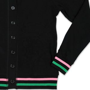 Cardigans universitaires personnalisables, vente chaude d'hiver et d'automne, cardigans en tricot tendance pour femmes, pulls à boutons - Product Image 3