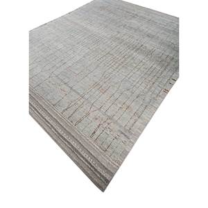 Alfombra Afgana de Lana Azul Manifest, Tejida a Mano, Re-1182, Rectangular, con Patrón Abstracto, para Sala de Estar, Diseño de Patchwork Hecho a Mano - Product Image 2