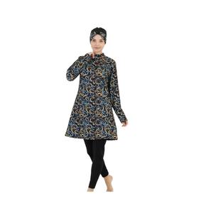 Nuevo traje de baño modesto para mujeres musulmanas Cómodo Hijab de manga larga y Burka con cobertura completa Estilo islámico deportivo - Product Image 6