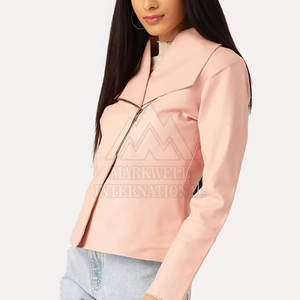 Chaqueta de cuero cálida de invierno transpirable para mujer, chaqueta de cuero informal para mujer a precio razonable - Product Image 2