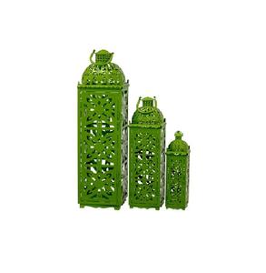 Hot Selling Vintage Style <b>Outdoor</b> Garden Decor Classic Metal <b>Candle</b> <b>Holder</b> Handmade Colourful Lanterns for Caffey Restaurants - Product Image 3