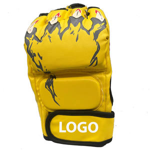 Gants de MMA professionnels de bonne qualité, logo personnalisé, vente en gros, gants de grappling en cuir, gants de sparring, gants de boxe en PU, arts martiaux - Product Image 3