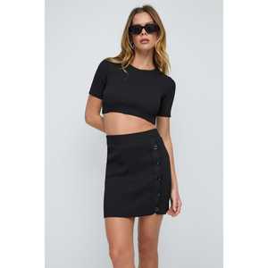 Blusa Corta de Manga Corta - Product Image 1