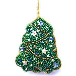 Adornos colgantes de punto para árbol de Navidad, adornos para árbol de Navidad con temática de invierno, adornos navideños de plástico colgantes - Product Image 1