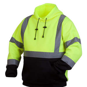 Chaquetas de Trabajo de Alta Visibilidad para Hombre, Antibacterianas, Resistentes al Viento, de Poliéster, Reflectantes, de Seguridad - Product Image 1
