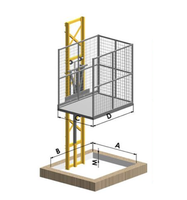 Marchandises Lift3 ÉQUIPEMENTS DE LEVAGE de qualité supérieure de Turquie Ascenseur de fret Différentes tailles disponibles
