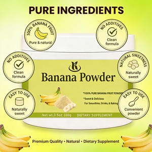 Kangherb Supply OEM Marque privée <span class=keywords><strong>Prix</strong></span> de gros Poudre de jus de banane soluble dans l'eau Poudre de banane naturelle - Product Image 4
