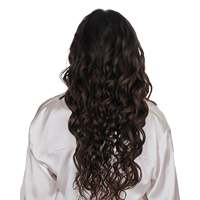 Perruque Lace Front Bouclée 100% Cheveux Humains Krisoriginals Private Limited, Dentelle HD Transparente, Taille Moyenne, Couleurs à Teindre Disponibles, Sans Teinture