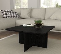 Exclusiva Mesa de Centro Giselle de Madera Contrachapada Moderna y Lujosa con Acabado en Melamina, 2 Años de Garantía, Producto Más Vendido de Turquía