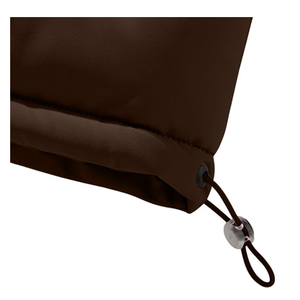 แจ็กเก็ตผ้าฝ้ายคอปกตั้งสำหรับผู้ชายสไตล์สีทึบหนาและหลวมออกแบบได้ตามต้องการสำหรับฤดูหนาว - Product Image 5