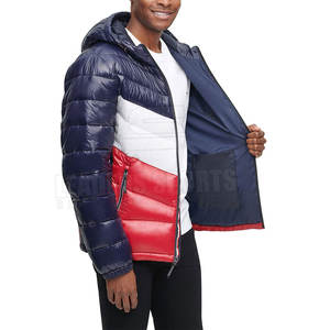 Chaqueta de Invierno con Capucha para Hombre, Impermeable, Transpirable, de Nailon/Poliéster, Corte Ajustado, Servicio OEM, Venta al Por Mayor - Product Image 2