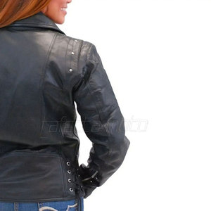 Chaqueta de Cuero para Motocicleta de Mujer de Alta Calidad, MOQ Bajo, Chaqueta de Cuero para Motocicleta de Mujer - Product Image 6