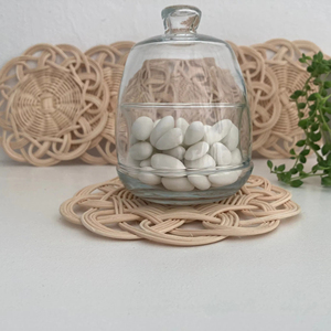 Napperon en rotin et osier Produits écologiques Napperon fabriqué au Vietnam Décoration de table Vente en gros - Product Image 1