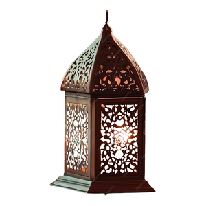 Linternas colgantes de Metal con acabado dorado, diseño recién llegado, linterna de Metal de Mesa para el hogar para hoteles, restaurantes y lámpara para el hogar - Product Image 2