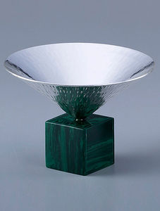 Support de bol en résine en métal vert argenté classique pour servir des fruits secs Dates hôtel maison Table à manger décor alimentaire acheteur Commercial - Product Image 2