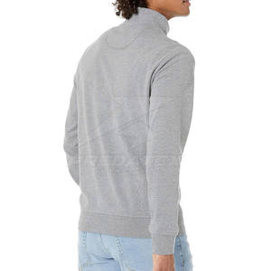 Suéter ligero con cremallera de algodón mezclado, ropa informal, diseño cómodo recién llegado - Product Image 3