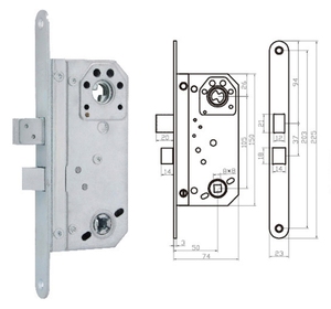 Einst eck schloss Türschloss Modernes <span class=keywords><strong>Design</strong></span> Fabrik preis Russischer und skandi navis cher Schloss körper - Product Image 2