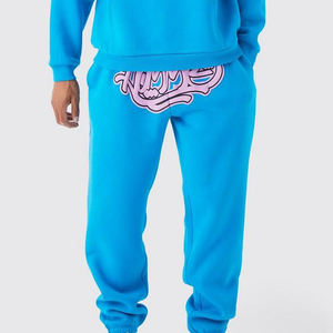 ชุดวอร์มผ้าคอตตอนสำหรับผู้ชายชุดวอร์มผ้าคอตตอนโอเวอร์ไซส์พิมพ์โลโก้ได้ตามต้องการ - Product Image 6