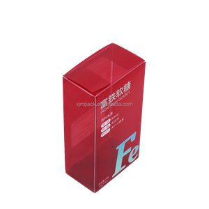 Customized Print PVC Plastic Box for Food Packaging Gift Box for <strong>Chewing</strong> <strong>Gum</strong> Solid Beverages - Product Image 1