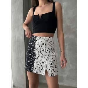Falda Midi con Estampado de Corazones para Mujer, Venta al Por Mayor - Product Image 2
