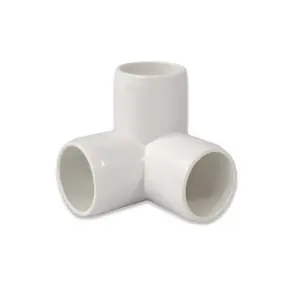 PVC-U ROHR-UND FITTINGS-SERIE (ASTM 2665) Sch40 PVC-Vierwege verbindung Kunststoff rohr verschraubungen