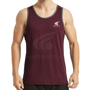 Fitness Clothing Pakistan Made Knitted Breathable Casual Tank Top Factory Direct Sale Plus Size Summer Wear Men - Product Image 1