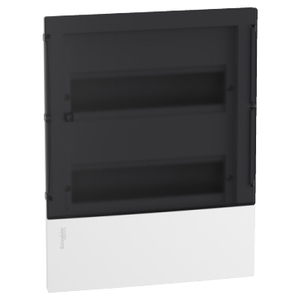 Per SCHNEIDER ELECTRIC Mini Pragma Contenitore da Incasso MIP22212S-2x12 Moduli con Porta Fumé - Product Image 1