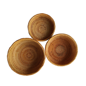 Cuenco de ratán versátil para almacenamiento de frutas, decoración del hogar y vida minimalista, solución que eleva su espacio de forma natural - Product Image 1