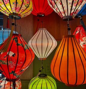 Linterna de seda de bambú ligera-Decoración fácil de colgar, múltiples estilos VIET FARGIMEX - Product Image 1
