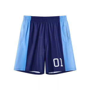 กางเกงวิ่งขาสั้นผ้าลูกฟูกระบายอากาศเอวสูงสำหรับผู้ชายกางเกงจ็อกเกอร์ใส่เล่นยิมเอวยางยืดแบบปรับได้ตามต้องการ - Product Image 1