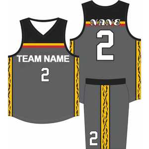 Premium meilleur personnalisable pas cher 100% Polyester réversible maillot de basket-ball respirant entraînement basket-ball uniforme ensemble pour hommes - Product Image 1