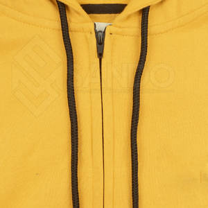 Sudadera con Capucha y Cremallera para Mujer, 100% Algodón, Diseño Casual y Elegante para Invierno, Color Sólido, Logotipo Frontal, Venta al Por Mayor - Product Image 4