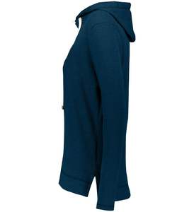 Pull à capuche brodé pour femmes de haute qualité solide rouge noir Hip Hop Streetwear respirant écologique polaire léger éponge - Product Image 3