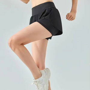 Short de yoga à trois poches respirant pantalon chaud de sport anti-exposition ample avec motif imprimé pour les loisirs de plein air en cours d'exécution - Product Image 3