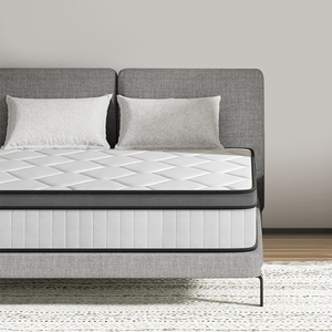 OEM/ODM 12 pulgadas cómodo colchón infundido espuma viscoelástica 9 zonas colchón de muelles de bolsillo colchón de látex natural - Product Image 3