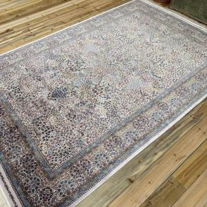 Tapis vintage 6,4 x 9,9 pieds, grand tapis turc, tapis oriental bleu et rouge - Product Image 3
