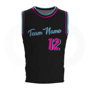 Maillot de basket-ball personnalisé en gros, qualité supérieure, design respirant, meilleur prix, votre propre design bienvenu, 100% polyester - Product Image 3