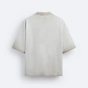 Wholesale Men's 100% Cotton <b>T</b> <b>shirt</b> Off Shoulder <b>Heavy</b> Weight Crew Neck Custom Logo Design <b>Shirt</b> Men's Dress <b>Shirts</b> - Product Image 5