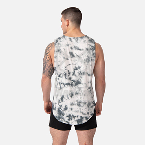 Débardeur d'entraînement de gymnastique pour hommes OEM haute qualité séchage rapide coton Singlet Muscle Shirt Logo personnalisé respirant Design tricoté - Product Image 3