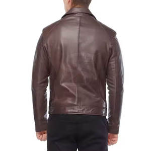 Veste d'hiver en cuir de bonne qualité 2025 pour hommes, couleur personnalisée, 100% cuir, veste d'hiver pour hommes en vente - Product Image 3