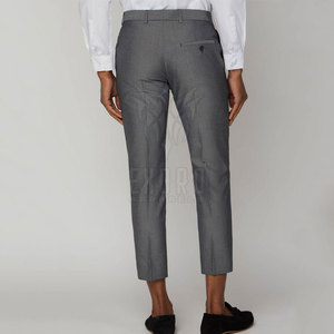 Factory Direct Sale Lightweight Men's Straight Mid Waist Cropped Trouser New Fashionable Plus Size Casual Style - Product Image 4