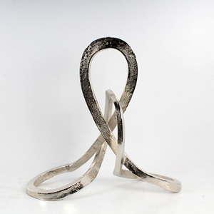 Prix de gros Sculpture en aluminium or brillant poli pour la décoration de maisons et d'hôtels Sculpture en métal - Product Image 6