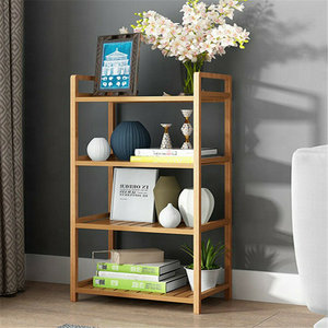 ชั้นวางของไม้เนื้อแข็งขนาด26.46นิ้วปรับความสูงได้ - Product Image 4